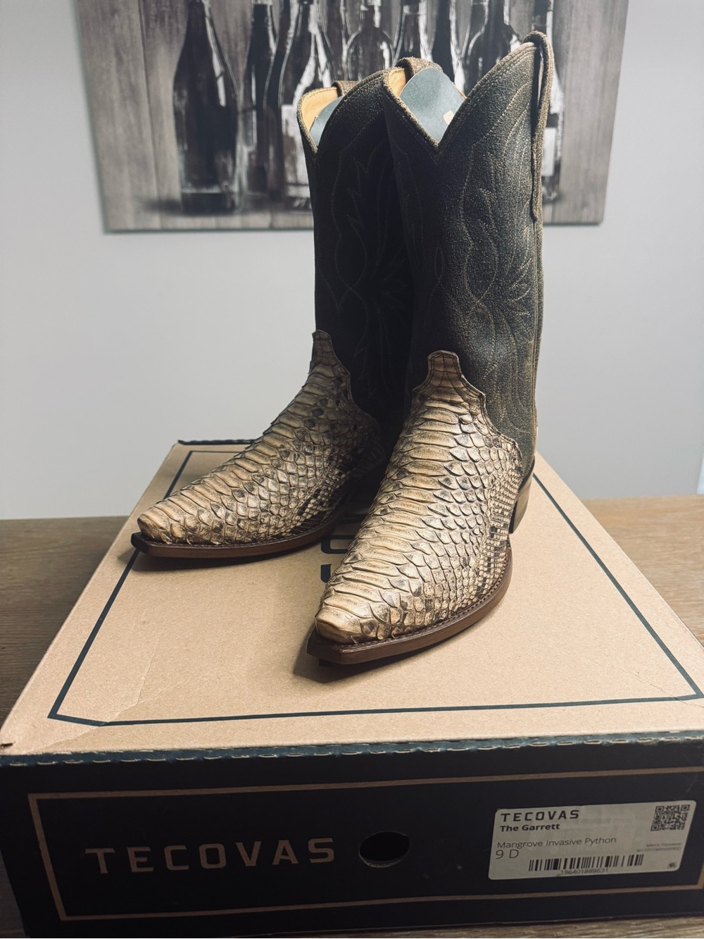 Tecovas Garrett Invasive Python sz 9D - Picture 5 of 5